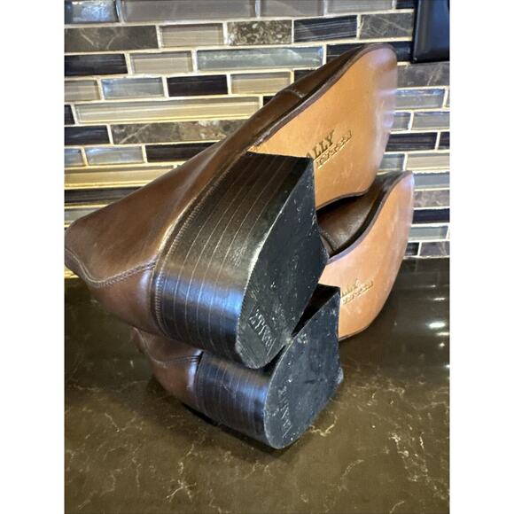 Bally Inter RALLY TWO Shoes Brown Leather Switzerland Mens Size 5.5E‎ 536199 - Picture 8 of 8